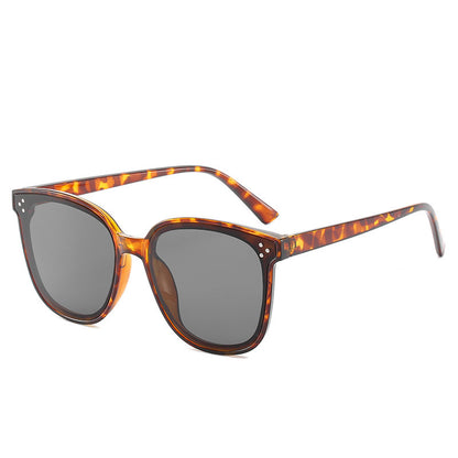 Rechteckige Sonnenbrille Damen Randlose Quadratische Sonnenbrille