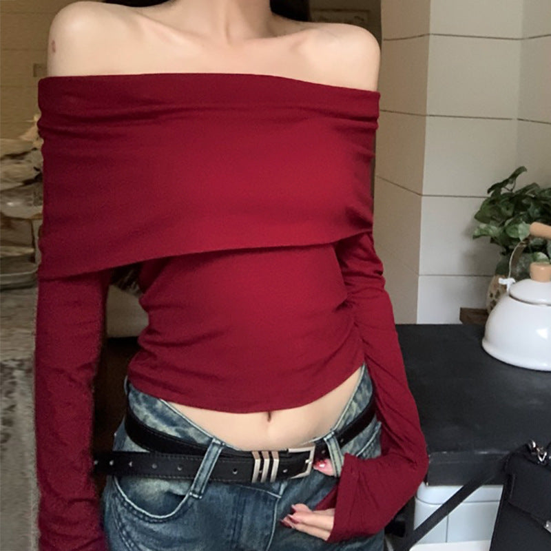 Fashion Tight Bottoming Shirt T-shirt For Women