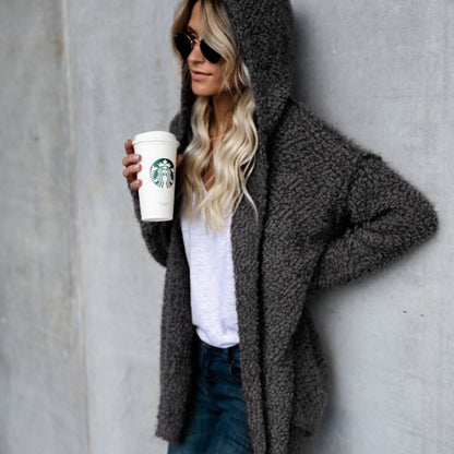 Fashion Hooded Cardigan Jacket Jacket Women