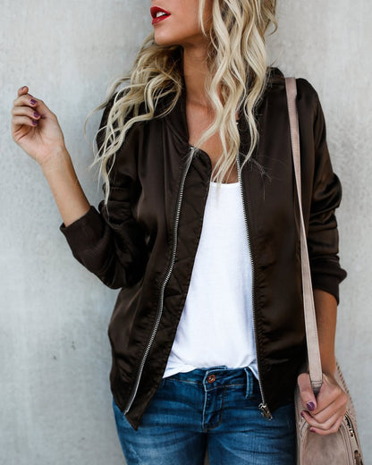 Women Leisure Fashion Feather Jacket